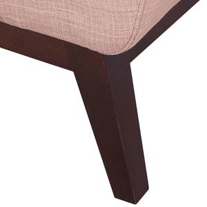 Sessel Sagone Webstoff Mauve / Weiß