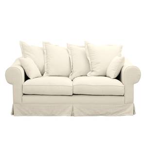 Sofa Saltum (2,5-Sitzer) Webstoff Cremeweiß