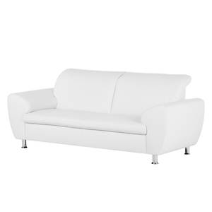 Sofa Aras (3-Sitzer) Kunstleder Kunstleder - Weiß