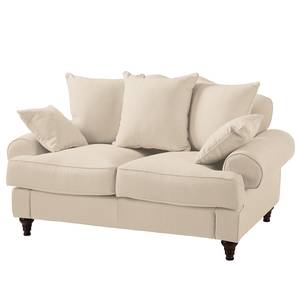 Sofa Seelow (2-Sitzer) Webstoff Creme