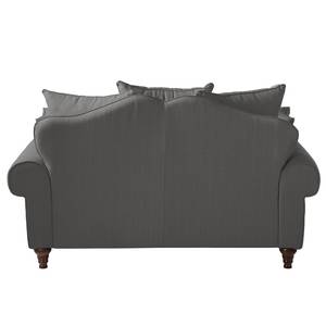 Sofa Seelow (2-Sitzer) Webstoff Dunkelgrau