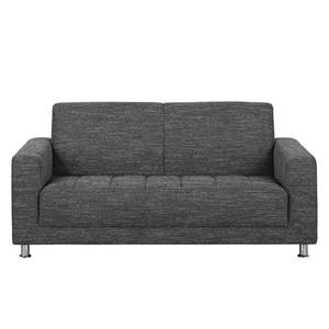 Sofa Selmer (2-Sitzer) Strukturstoff - Grau