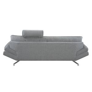 Sofa Sharon (2,5-Sitzer) Webstoff Grau Mit Kopfstütze