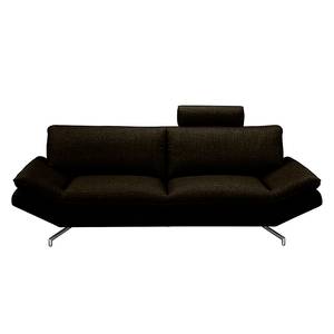 Sofa Sharon (3-Sitzer) Webstoff Webstoff - Dunkelbraun