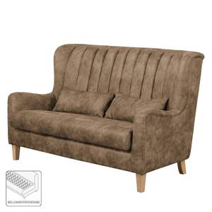 Sofa Shenton (3-Sitzer) Antiklederlook Latte Macchiato