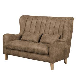 Sofa Shenton (2-Sitzer) Antiklederlook Latte Macchiato