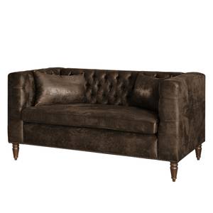 Sofa Sherbrooke (2-Sitzer) Antiklederlook - Bisonbraun