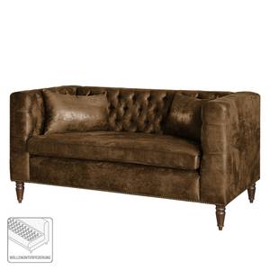 Sofa Sherbrooke (2-Sitzer) Antiklederlook - Braun