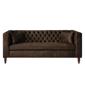 Sofa Sherbrooke (3-Sitzer) Antiklederlook - Bisonbraun