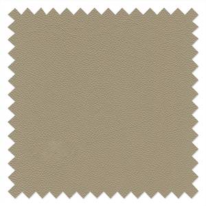 Canapé Silvano (2,5 places) Cuir véritable beige - Sans appui-tête