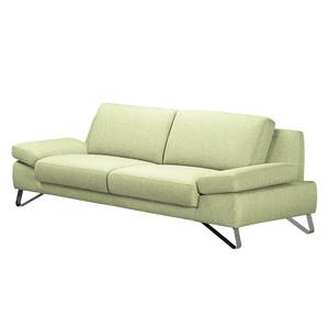 Sofa Silvano (2,5-Sitzer) Webstoff Grün Mit Kopfstütze