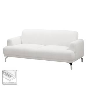 Sofa Sisto (2-Sitzer) Webstoff - Weiß