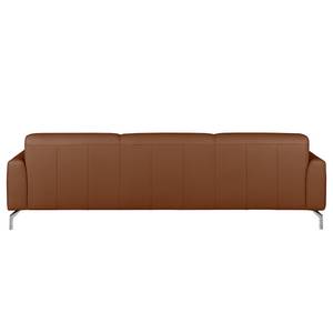 Sofa Sisto I (3-Sitzer) Echtleder Echtleder - Mittelbraun