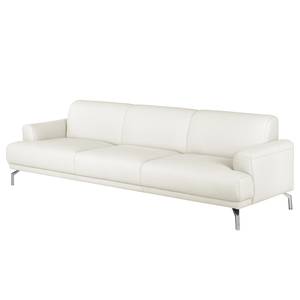 Sofa Sisto II (3-Sitzer) Echtleder Weiß