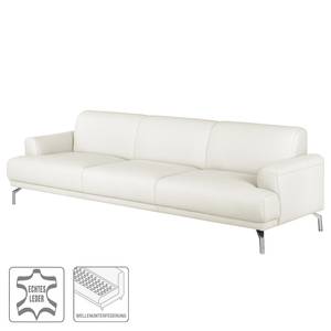 Sofa Sisto II (3-Sitzer) Echtleder Weiß