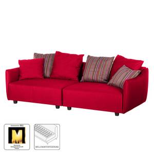 Bigsofa Soffy Flachgewebe Rot