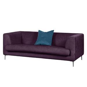 Bank Sombret (2,5-zits) geweven stof - Aubergine