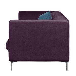 Sofa Sombret (3-Sitzer) Webstoff Aubergine