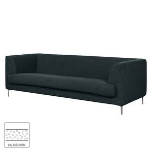 Sofa Sombret (3-Sitzer) Webstoff Schwarz
