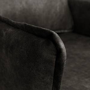 Fauteuil Southwell Aspect cuir vieilli - Basalte