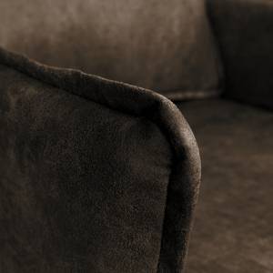 Ensemble de salon Southwell (3-2-1) Aspect cuir vieilli - Gris marron