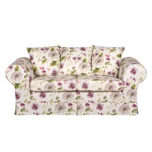 Sofa Summer Romance (2-Sitzer) Webstoff - Beige geblümt