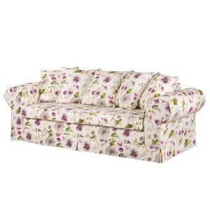 Sofa Summer Romance (3,5-Sitzer) Webstoff - Beige geblümt