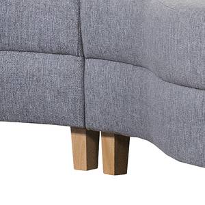 Sofa Sunset (inkl. Hocker) Strukturstoff Hellgrau