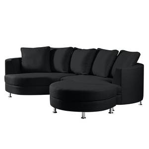 Sofa Sunset (inkl. Hocker) Webstoff Grau-Braun