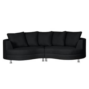 Sofa Sunset (inkl. Hocker) Webstoff Grau-Braun