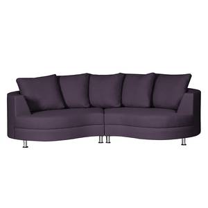 Sofa Sunset (inkl. Hocker) Webstoff Lila