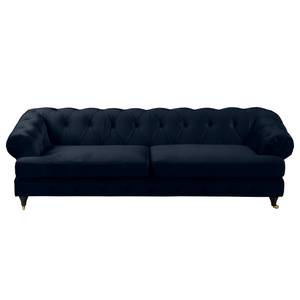 Sofa Thory (3-Sitzer) Samt - Dunkelblau