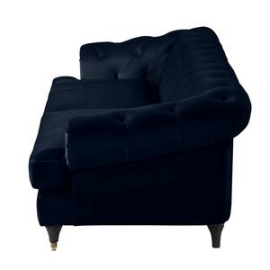 Sofa Thory (3-Sitzer) Samt - Dunkelblau