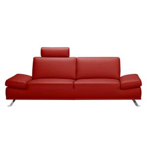 Sofa Toone (2,5-Sitzer) Echtleder Echtleder - Rot