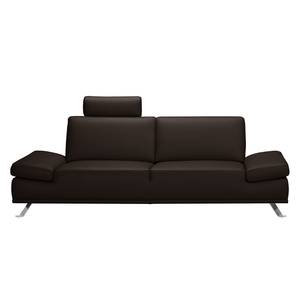 Sofa Toone (2,5-Sitzer) Kunstleder Kunstleder - Dunkelbraun