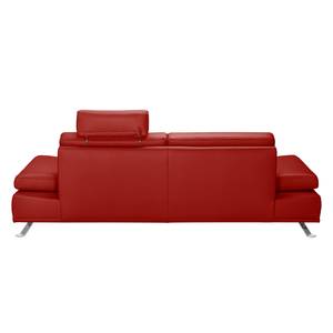 Sofa Toone (3-Sitzer) Echtleder Rot