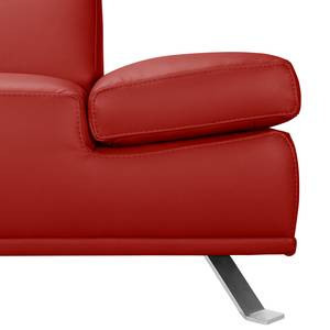 Sofa Toone (3-Sitzer) Echtleder Rot