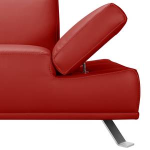 Sofa Toone (3-Sitzer) Echtleder Rot