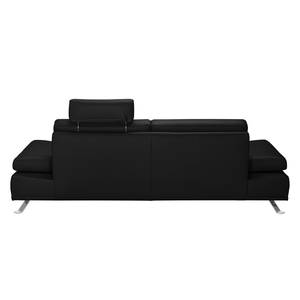 Sofa Toone (3-Sitzer) Echtleder Schwarz