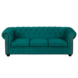 Sofa Torquay II (3-Sitzer) Microfaser Petrol