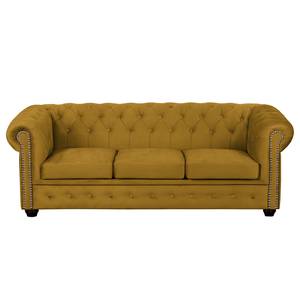 Sofa Torquay II (3-Sitzer) Microfaser Senfgelb