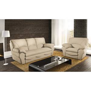 Sofa Torsby (3-Sitzer) Echtleder Beige