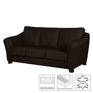 Sofa Toucy (3-Sitzer) Echtleder Dunkelbraun