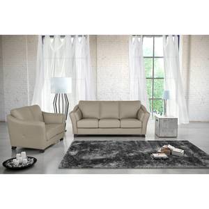 Schlafsofa Toucy Echtleder Taupe