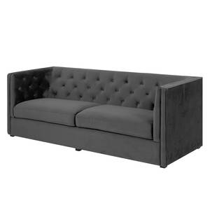 Sofa Tremont Microfaser (3-Sitzer) Dunkelgrau