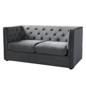 Sofa Tremont Microfaser (2-Sitzer) Grau - Textil - 156 x 78 x 87 cm