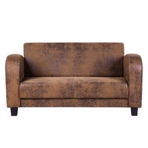 Sofa Tullow (2-Sitzer) Antiklederoptik Braun