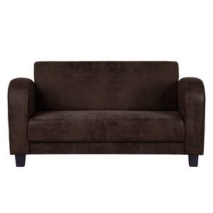 Sofa Tullow (2-Sitzer) Antiklederoptik Dunkelbraun