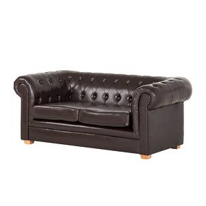 Sofa Upperclass (2-Sitzer) Kunstleder Braun