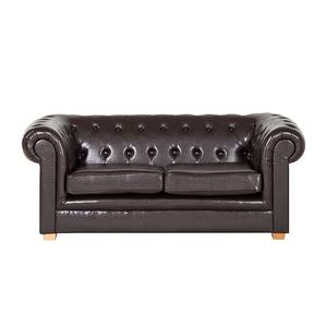 Sofa Upperclass (2-Sitzer) Kunstleder Braun